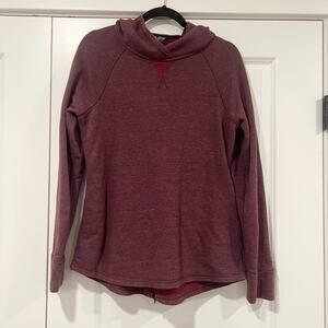 The North Face Women's Burgundy‎ Hoodie with Zipper Size Medium